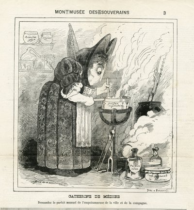 The Charivari』に掲載されたHadol（1835-1875）のイラスト 作： Paul Hadol