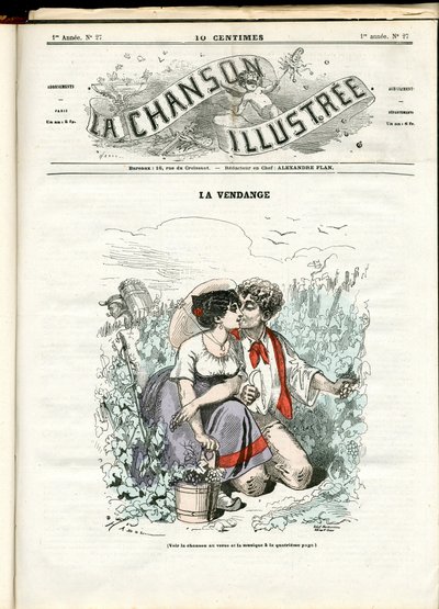 雑誌「La Chanson illustree」第27号 作： Paul Hadol