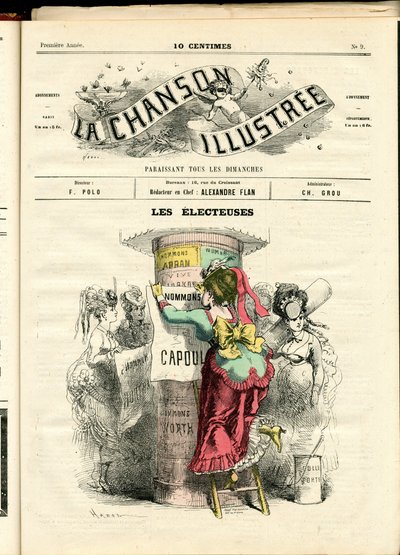 雑誌「La Chanson illustree」第9号 作： Paul Hadol