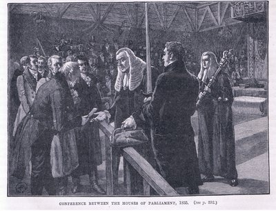 国会議事堂AD 1835間の会議 作： Paul Hardy