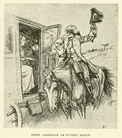 Jerry Abershaw on Putney Heath (Engraving) 作： Paul Hardy