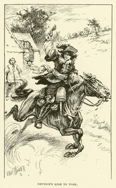 ネヴィソンのヨークへの旅（版画 作： Paul Hardy
