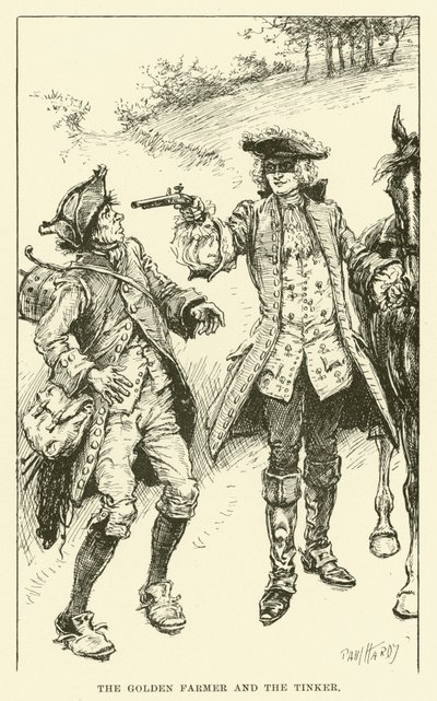 黄金の農夫とティンカー（版画 作： Paul Hardy