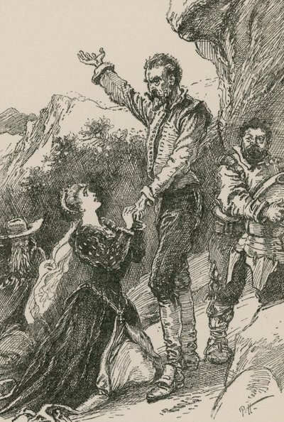 三度の勇敢で無敵の騎士、と彼女は言った 作： Paul Hardy