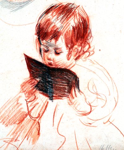 「ポーレッタ・ヘリュー」、c1879-1927 作： Paul Helleu