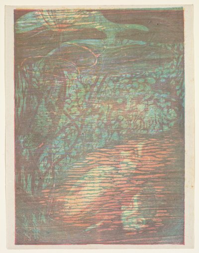 おびえたニンフ Nymphe Effraye、1896 年。 作： Paul Herrmann