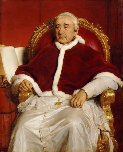 教皇グレゴリウス 16 世の肖像 1765-1846 作： Paul Delaroche