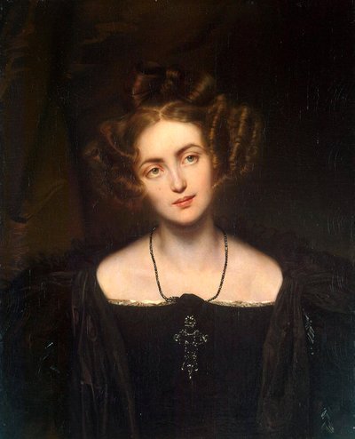オペラ歌手ヘンリエット・ソンタグの肖像、1806-1854、1831年。 作： Paul Delaroche