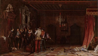 1588年、1834年ブロワ城でのギーズ公の暗殺 作： Paul Delaroche