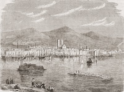 1860年代のモントリオール、オーギュストトリコン（b.1814）によって彫刻 作： Paul Huet