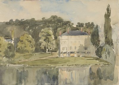 フォランブレのシャトーの眺め、カリフォルニア州。 1831年。 作： Paul Huet