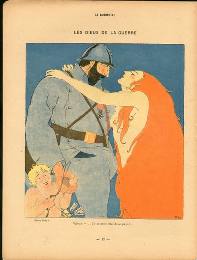 La Baionnette, Satirical in Colours 作： Paul Iribe