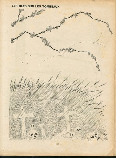 La Baionnette, B&Wでの風刺 作： Paul Iribe