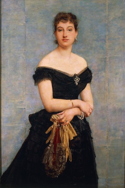 ルイ・シンガー夫人の肖像 作： Paul Jacques Aimé Baudry
