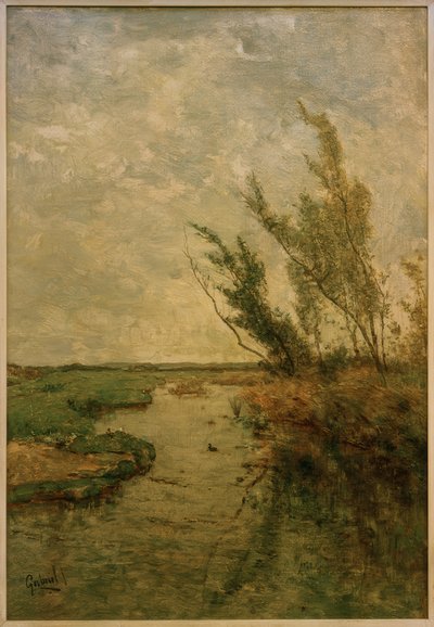 Polderlandschaft 作： Paul Joseph Constantin Gabriel