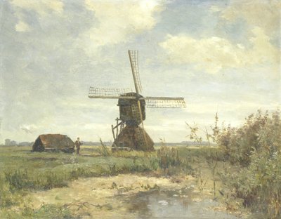 水路の風車「Sunny Day」 作： Paul Joseph Constantin Gabriel