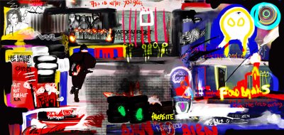 ダウニング街、2023年（デジタルアート） 作： Paul Kempton