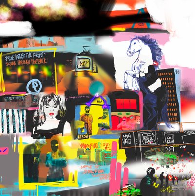 パンを盗む、2023年（デジタルアート） 作： Paul Kempton