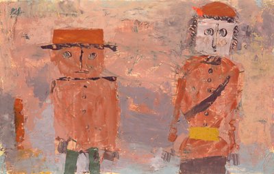 人生の秋を迎える新郎新婦 作： Paul Klee