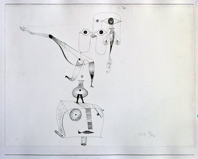 バランスの気まぐれ (デッサン、20 世紀) 作： Paul Klee