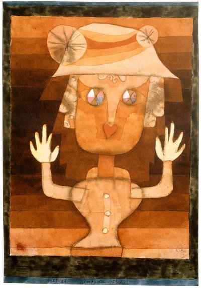 人形、1923年。 作： Paul Klee