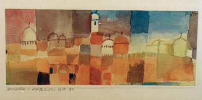 カイルアンの眺め 作： Paul Klee