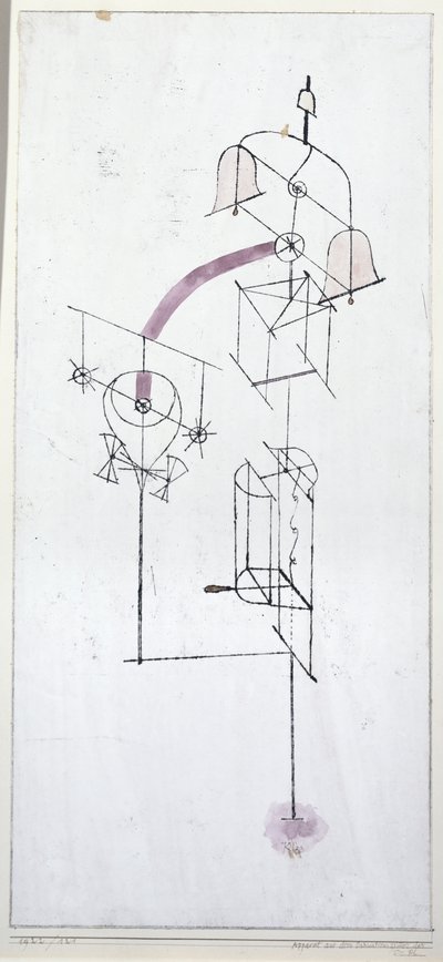 Aparelho do consultório do Dr. Ph. 作： Paul Klee