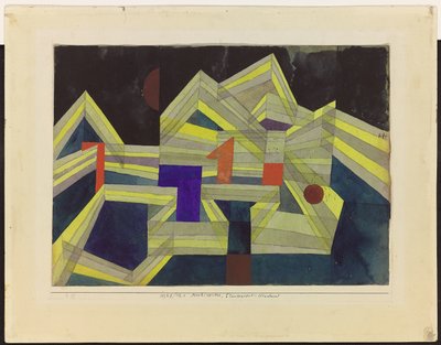 Arkkitehtuuri, läpinäkyvä-rakenteellinen 作： Paul Klee
