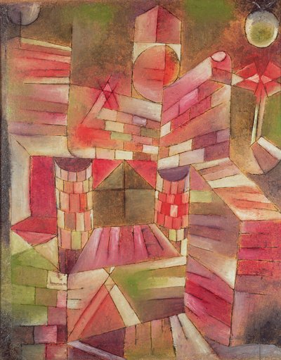 窓辺の建築 作： Paul Klee