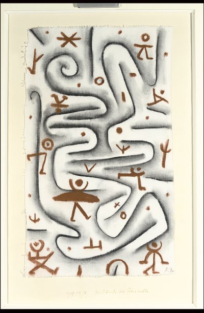 意気揚々としたエリア。 ジュランデ デ ウベルミュート 作： Paul Klee