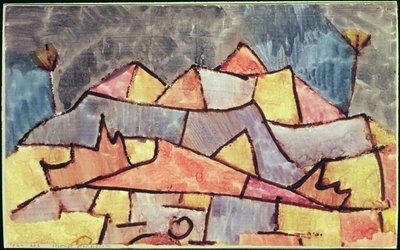Austera forma de montanha 作： Paul Klee