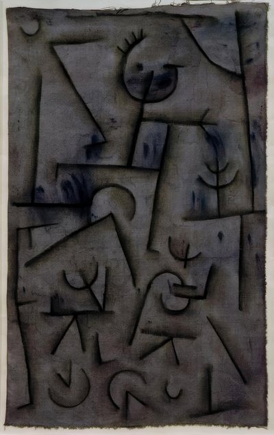 赤ワインのバカナル 作： Paul Klee