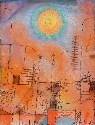 建設、1919年。 作： Paul Klee