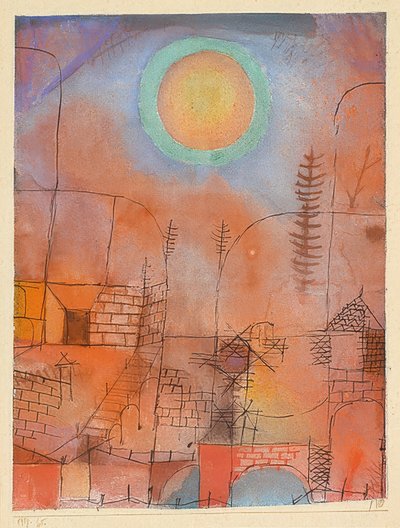 建設。 1919 作： Paul Klee