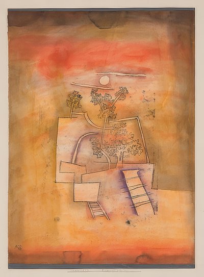 木の文化。 1924 作： Paul Klee