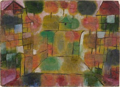 木と建築――リズム 作： Paul Klee