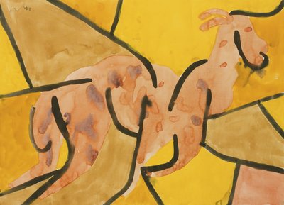 飛び出すビリーヤギ 作： Paul Klee