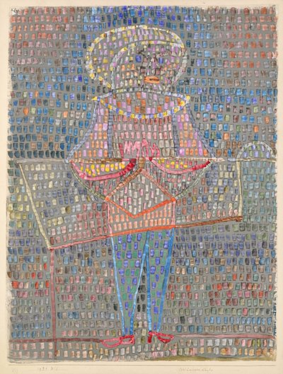Poika upeassa mekossa 作： Paul Klee