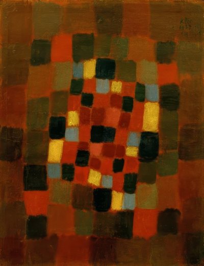 カラフルなベッド 作： Paul Klee