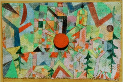 夕日の城 作： Paul Klee