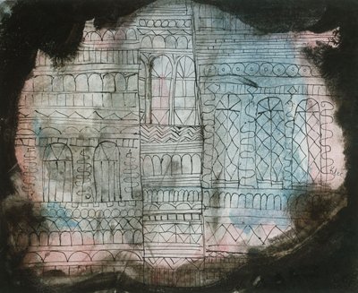 バーニングキャッスル 作： Paul Klee