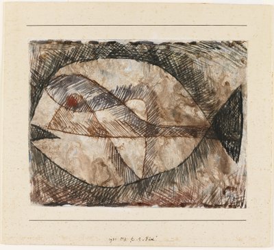 C. - C. = フィッシュ 作： Paul Klee