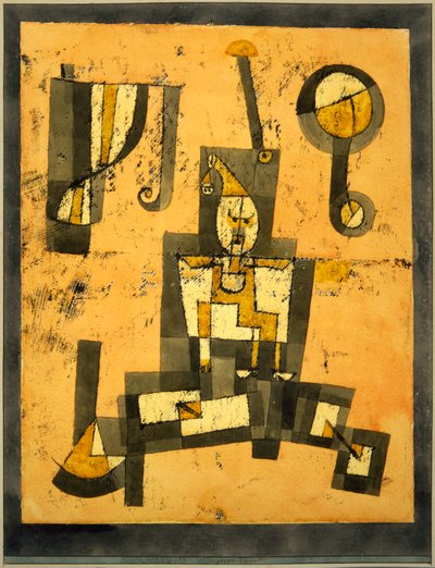 囚われのピエロ 作： Paul Klee