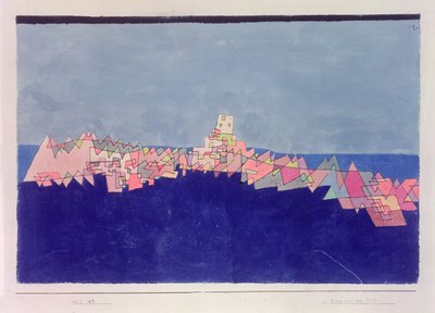 サンゴ礁の城 作： Paul Klee