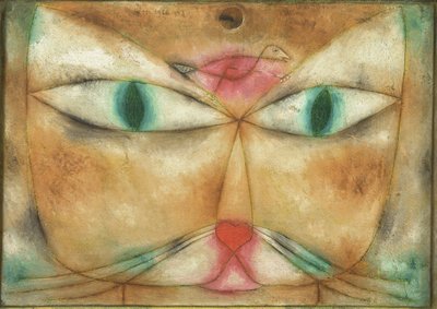 猫と鳥 作： Paul Klee