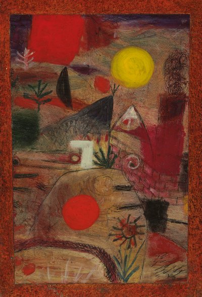 お祝いと没落; お祝いと秋 作： Paul Klee