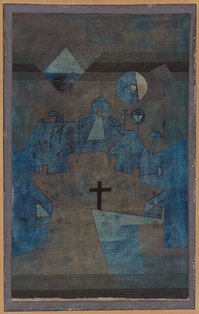 砂丘の墓地; ドゥーネンフリードホフ 作： Paul Klee