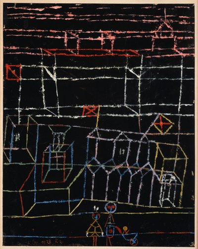 市の子供たち 作： Paul Klee