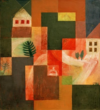 コラールと風景 作： Paul Klee