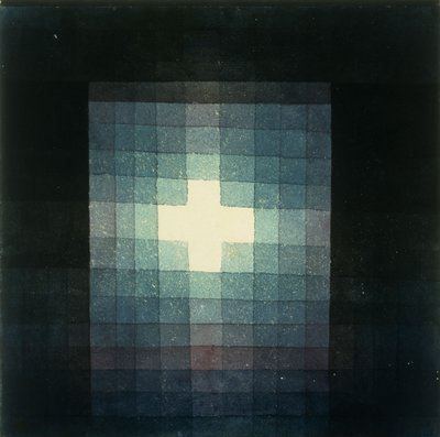 キリスト教の墓の十字架像 作： Paul Klee